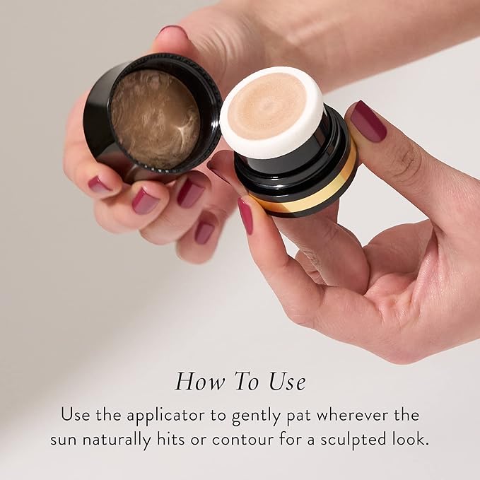 LAURA GELLER NEW YORK Award-Winning Baked Balance-n-Brighten To Go Travel Size Color Correcting Powder Foundation - Light - Buildable Light to Medium Coverage - Demi-Matte Natural-BrightBean Baby