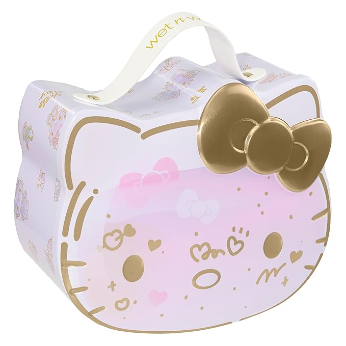 wet n wild Hello Kitty PR Box, Makeup Set with Versatile Unique looks, 2-Layered Keepsake Box, Buildable & Blendable Formulas, Cruelty-Free & Vegan-BrightBean Baby
