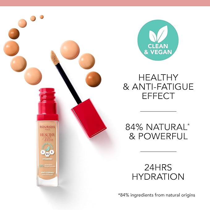 Bourjois Healthy Mix Clean & Vegan Concealer - 52.5 Vanilla-BrightBean Baby