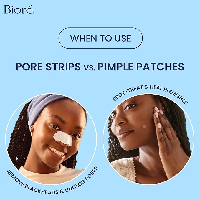 Bioré Original Blackhead Remover Strips, Deep Cleansing Nose Strips With Instant Pore Unclogging, Features C-Bond Technology, Oil-Free, Non-Comedogenic Use, 14 Count-BrightBean Baby