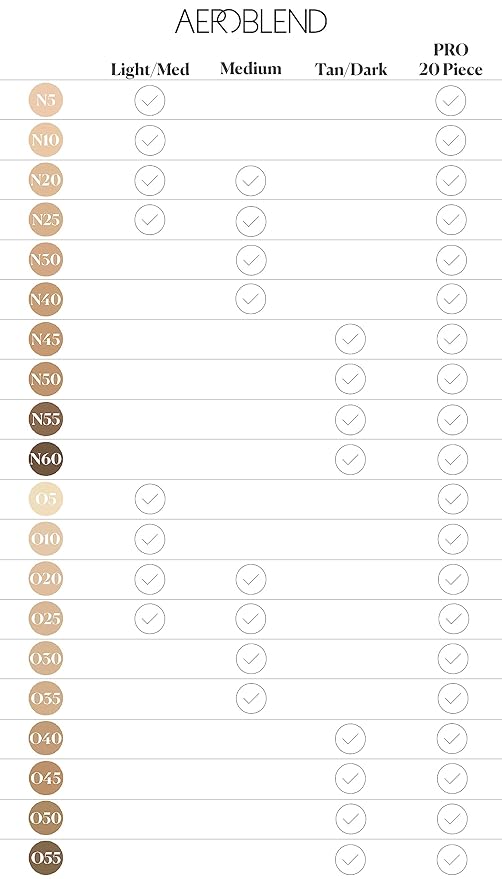 Airbrush Makeup Mini Sets (Tan/Dark)-BrightBean Baby