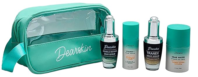 Radiant Glowing Skincare Gift Set: Unveil Your Radiance with the Power of Double Retinol Vitamin C Serum Tanex Dear Serum and Dear Water Gel Cream!-BrightBean Baby