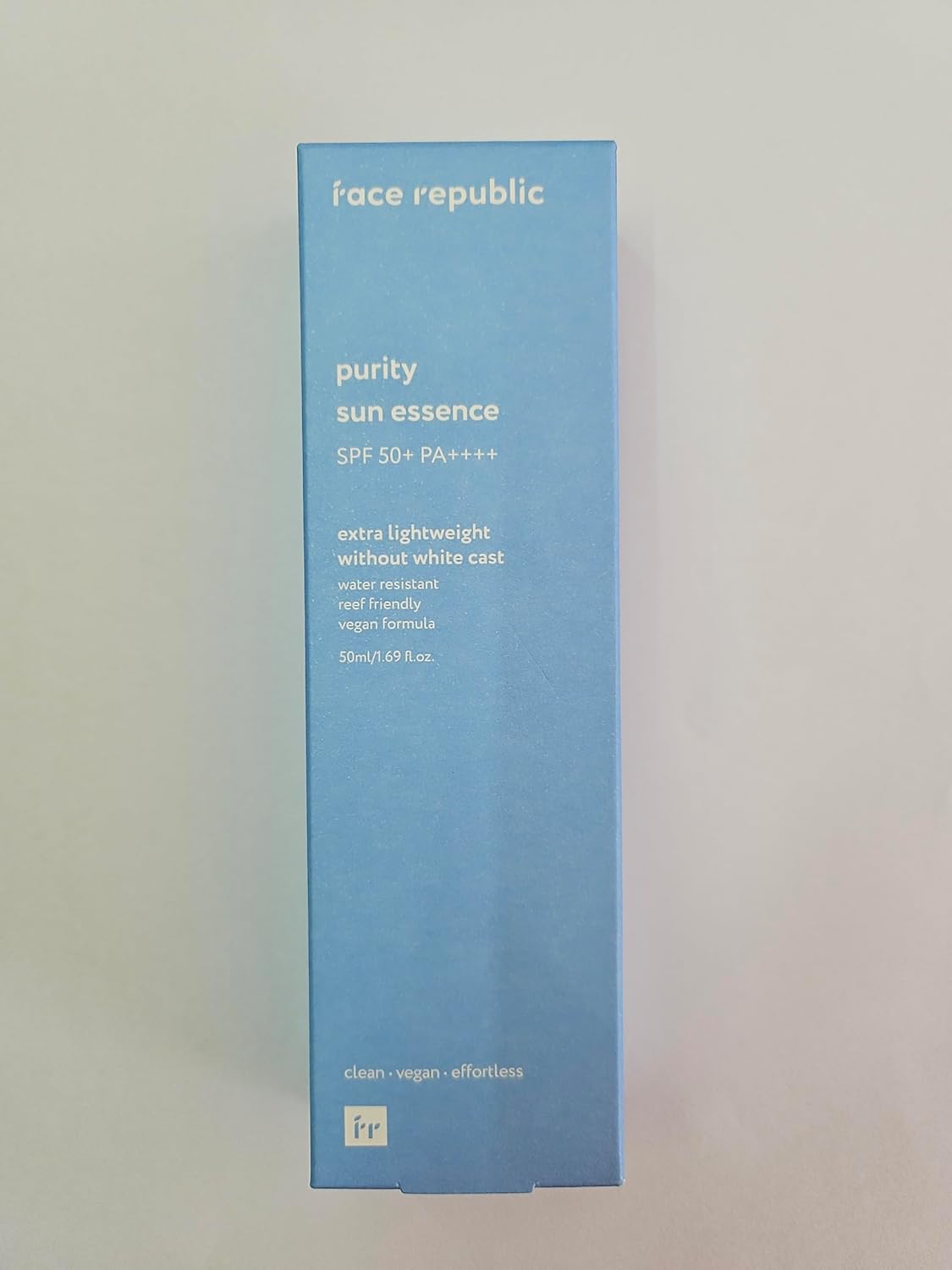 Face Republic Purity Sun Essence 50ml 1.69fl.oz. | SPF50+ Broad Spectrum UV Protection | No White Cast | Water Resistant | Vegan Certified, Reef Safe, Cruelty Free | Non-greasy | Korean Skin Care-BrightBean Baby
