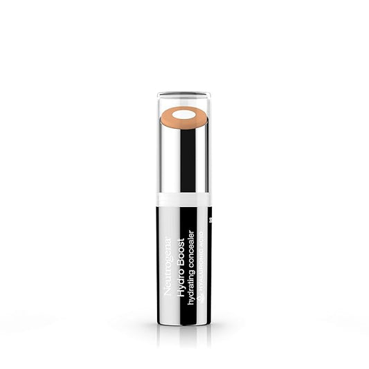 Neutrogena Hydro Boost Hydrating Concealer Stick for Dry Skin, Oil-Free, Lightweight, Non-Greasy and Non-Comedogenic Cover-Up Makeup with Hyaluronic Acid, 40 Medium, 0.12 Oz-BrightBean Baby