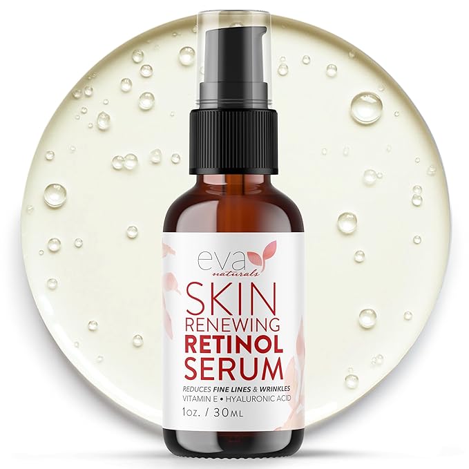 Retinol Serum for Face with Hyaluronic Acid & Vitamin E - For Anti-Aging, Fine Lines, Wrinkles, Resurfacing, Acne Marks and Scars, Skin Brightening, Dark Spot Correction Night Serum - 1oz-BrightBean Baby