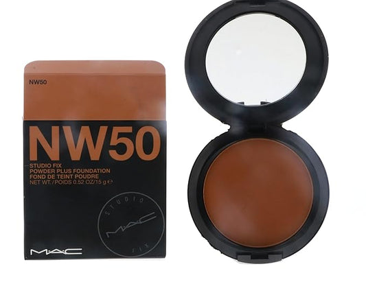 Mac Studio Fix Powder Plus Foundation Nw50 15gm/0.52 Ounce-BrightBean Baby