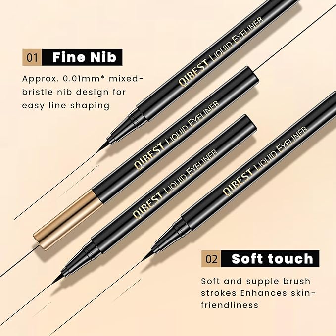 Jolilab 4 Pcs Eye Makeup set.Makeup kit includes lash serum,Mascara,Brow cream,Liquid eyeliner.Waterproof Smudgeproof Long Lasting.Gift Kit for Women Girls(4 Pcs Set)-BrightBean Baby