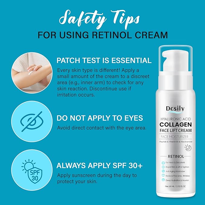 Tighten and Lift Neck Cream: Instant Face Lift Cream - 6-in-1 Anti-Aging Face Moisturizer for Anti-Wrinkle, Firm - Collagen, Retinol, Peptides & Hyaluronic Acid Neck Firming Cream for Skin Care-BrightBean Baby