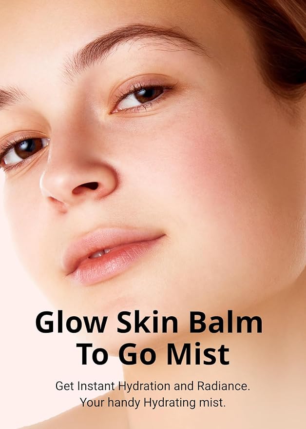 MISSHA Glow Skin Balm To Go Mist, 4-in-1 Hydrating, Refreshing, Makeup-Enhancing, Portable Dewy Glow Spray-BrightBean Baby