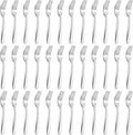 Pleafind 36-Pcs Salad Forks Set (7.1 inch), Stainless Steel Flatware Forks Silverware, Mirror Polished Dessert Forks Bulk Set, Small Metal Forks for Home, Kitchen, Restaurant, Dishwasher Safe