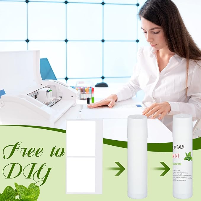 Demissle 150 Pcs Unlabeled Lip Balm Bulk Chapped Stick Blank Mini Lip Balm Gifts Moisturizing Lip Balms Favors for Women Homeless Wedding Bridal Shower Favors Baby Shower Guests Favors(Mint)-BrightBean Baby