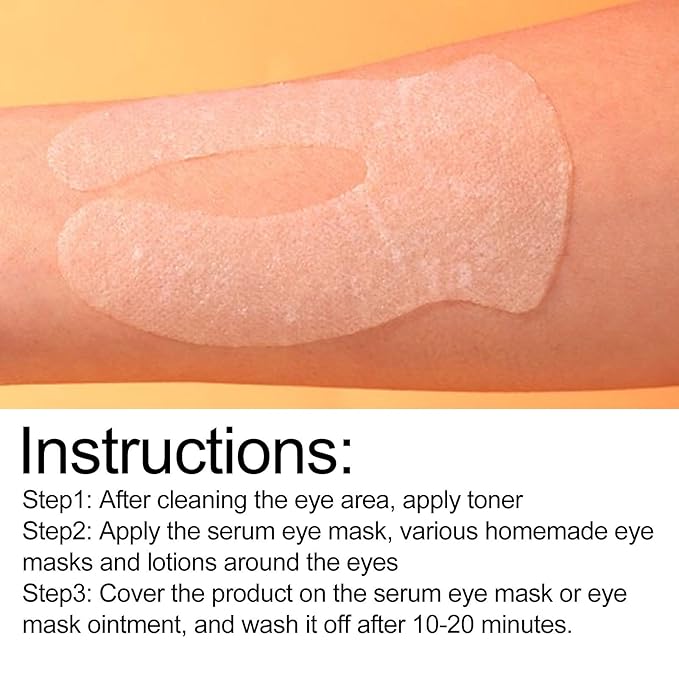 Sonew DIY Beauty Salon Eye Mask, 800pcs, Ultra-Thin, Plant Fibers, Moisturizing, Unisex, Pads, Sheet-BrightBean Baby