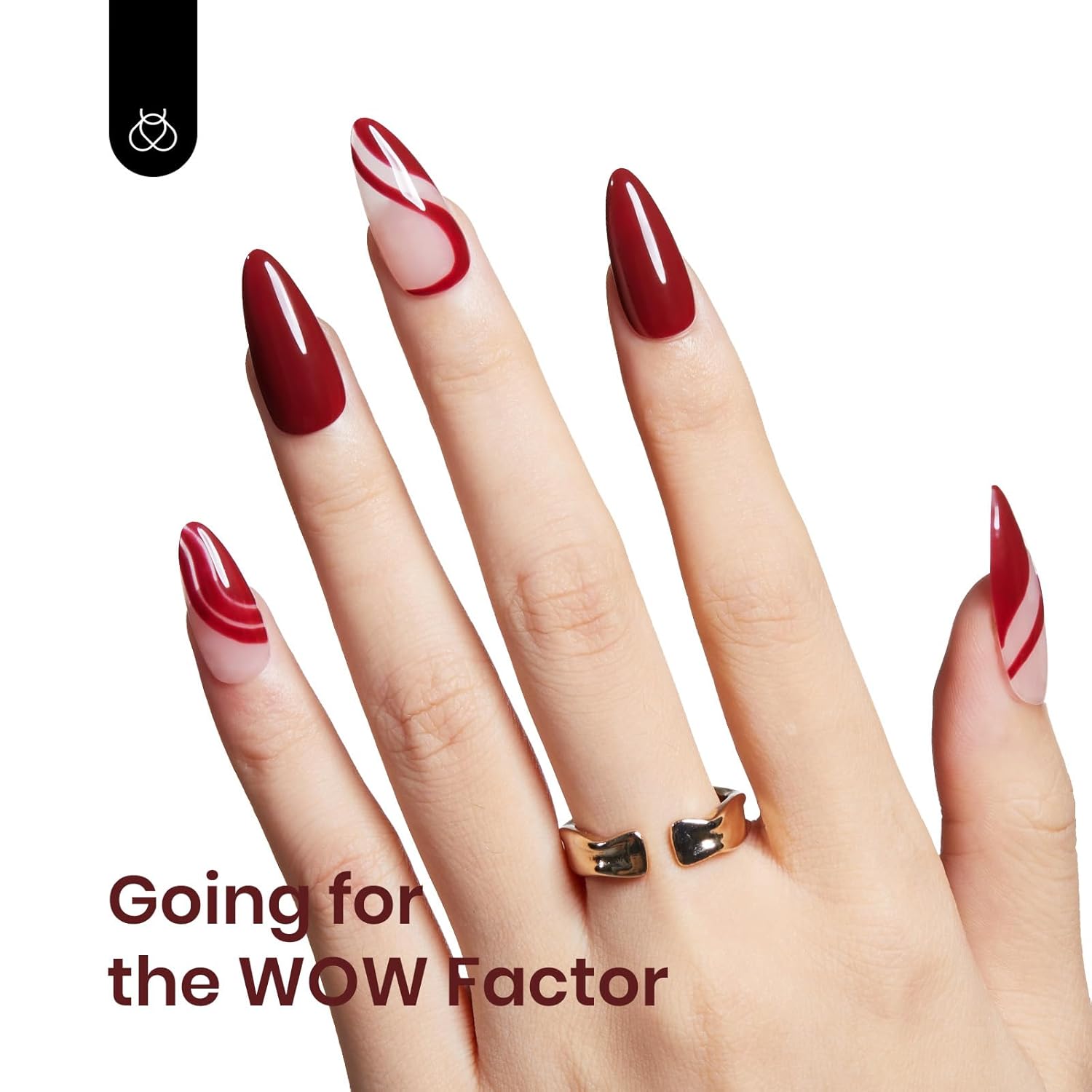 Beetles Red Gel Polish, Burgundy Red Fall Color Gel Nail Polish Soak Off UV Lamp Wine Red Nail Polish, Home Salon DIY Design Art Manicure Gift for Women, 1Pcs 15ml-BrightBean Baby