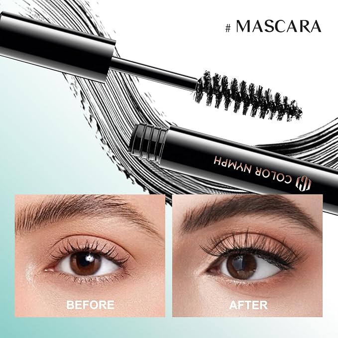 Color Nymph All In One Makeup Kit, Makeup Gift Set for Beginners Teenager Girls with Eyeshadow Palette Blush Lipstick Lip Pencil Eye Pencil Brush Mascara Portable Bag-BrightBean Baby