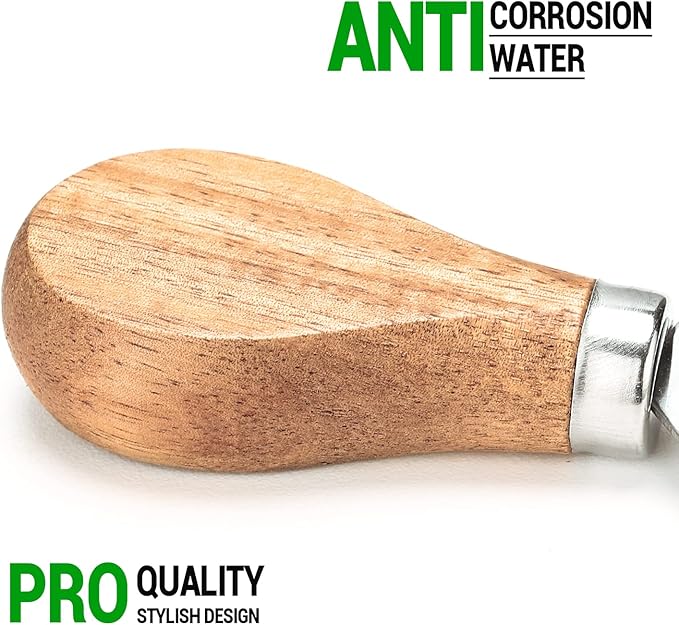 Cheese Knife Set Premium Cheese Knives Set with Wooden Handle,Mini Cheese Board Knife Set,Cheese Slicer,Butter Cutter,Cheese Spreader,Cheese Fork,Charcuterie Accessories