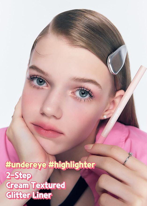 COLORGRAM Under Eye Highlighter Stick 02 Cool Tone | Silky-Smooth Long-Lasting Highlighter & Contouring Stick for Smudge-Proof, Shining Daily Makeup | K-Beauty Face Highlighters & Luminizers-BrightBean Baby