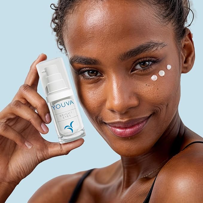 Hyaluronic Acid Anti-Aging Eye Cream - 15ml | Under Eye Cream | Marine Extracts | Bearberry and Licorice Root for Dark Circles | Eye Cream | Wrinkles and Reduce Puffiness | Fragrance-Free-BrightBean Baby