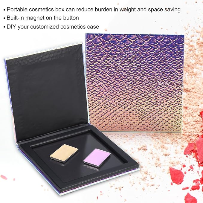 Magnetic Makeup Palette Empty,Magnetic Cosmetics Palette, Change Colour Grident Eyeshadow Powder DIY Makeup Storage Box-BrightBean Baby