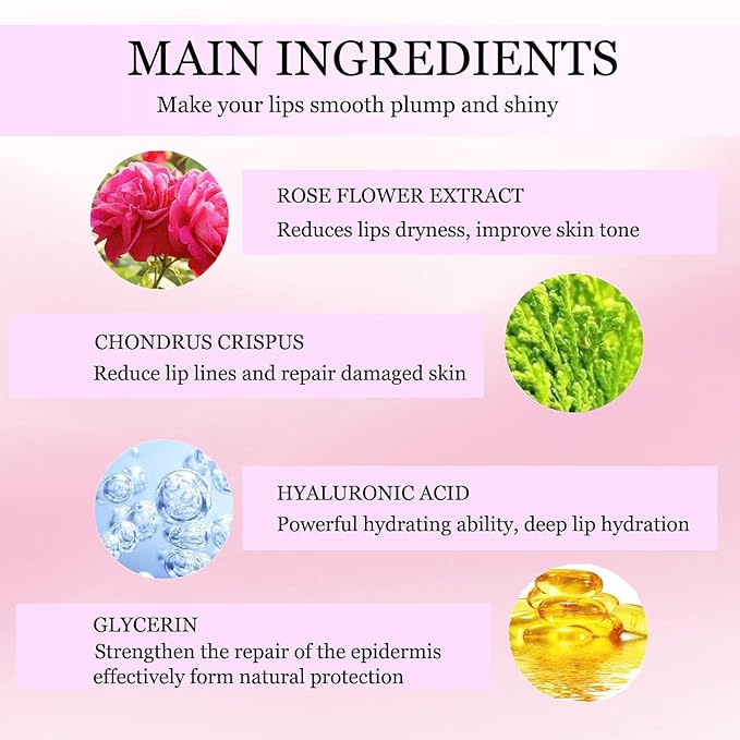 Eakroo 30 Pairs Collagen Crystal Pink Lip Masks, Collagen Lip Pads for Dry and Cracked Lips, Moisturizing Lip Care Gel Pads Remove Dead Skin, Minizes Lip Fine Lines, Lighten Lips, Plump Your Lips-BrightBean Baby