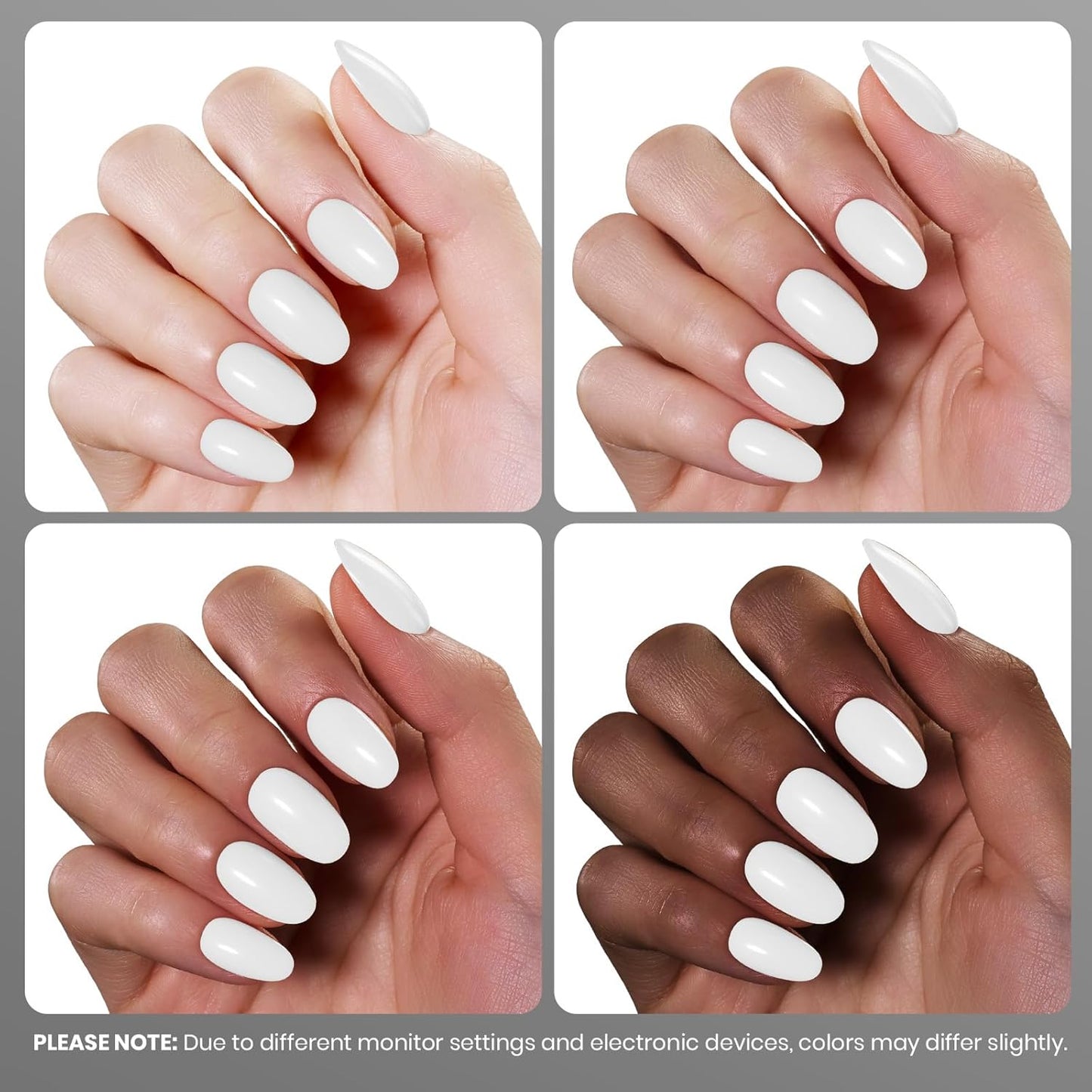 Beetles White Gel Nail Polish,15ml French UV Nail Polish Soak Off Nail Art Manicure Salon DIY Design Home Snowdrop Gift for Woman Colorful Bottle Gel-BrightBean Baby