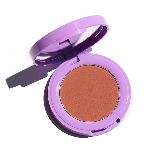 Half Caked In Bloom Powder Blush | vegan & cruelty-free, fragrance-free, highly pigmented, primer-infused | 3.8g (Liv On Sunday)-BrightBean Baby