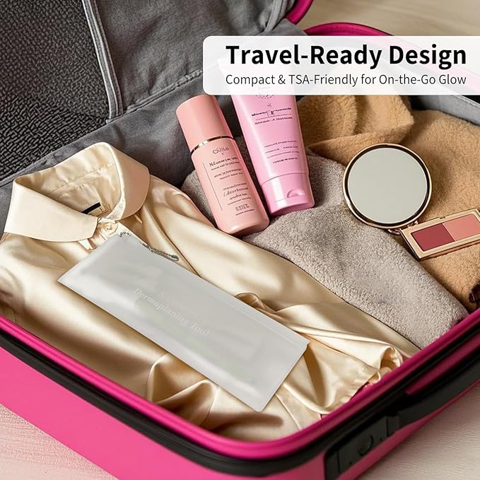 Face Razors for Women, Dermaplane Razor for Women Face, Eyebrow Razor, Facial Razors, Dermaplaning Tool, Reusable Metal Handle with 4 Microblades for Sensitive Skin, Peach Fuzz Remover, Green-BrightBean Baby