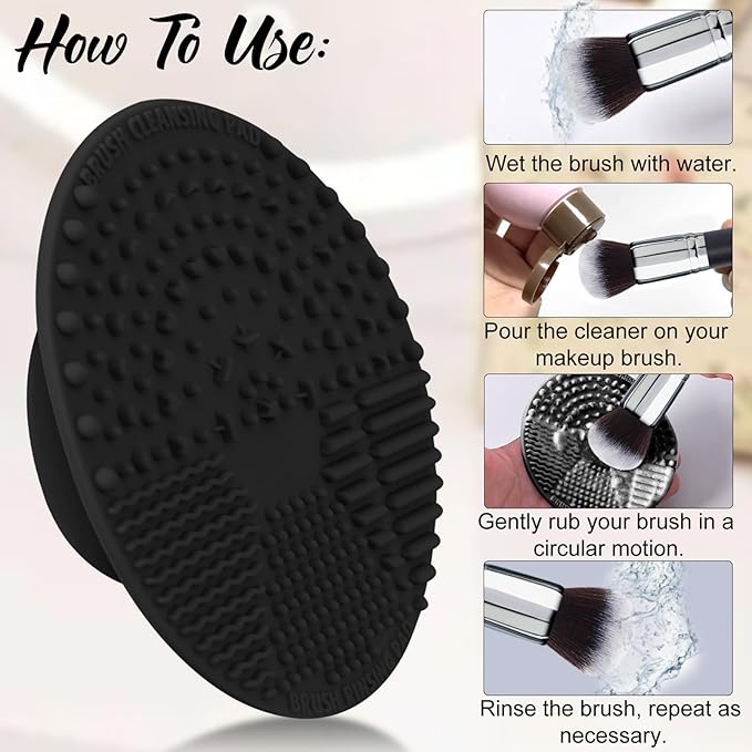 Bueart Design Pro makeup Artist 34Pcs Deluxe Real Goat Hair Horse hair Makeup Brushes Set with extra Large Holder High End Professional labeled makeup brush set with natural Pony Hair-BrightBean Baby