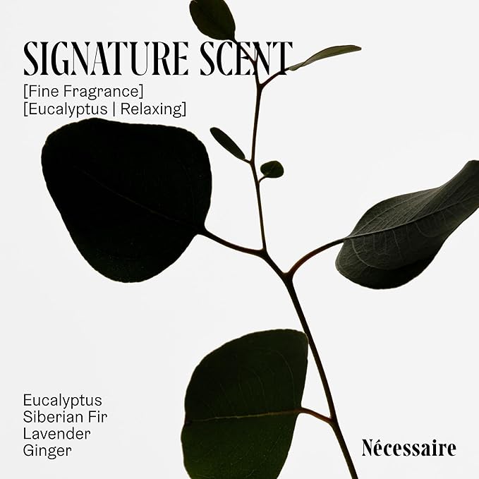 Nécessaire The Body Lotion with Pump. Eucalpytus. Multi-Peptide Firming Lotion to Moisturize, Firm, Strengthen. 2.5% Niacinamide, Vitamin C/E + Omega 6/9. 450ml / 15.2 fl oz-BrightBean Baby