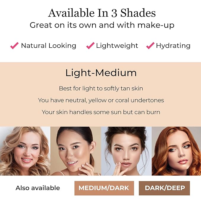 Tint and Tighten Color Smoothing Eye Cream for Wrinkles – Anti Aging Cream Visibly Reduces Under Eye Wrinkles – Eye Cream for Dark Circles and Puffiness – Instant Eye Bag Remover-BrightBean Baby