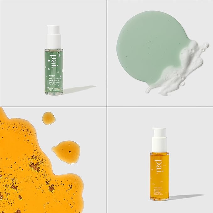 Pai Skincare London | DOUBLE CLEANSE - FROM LONDON WITH LOVE Beauty Gift Set. Organic Face Wash, Makeup Remover & Headband, Suitable for Sensitive Skin & All Skin Types. Made In London.-BrightBean Baby