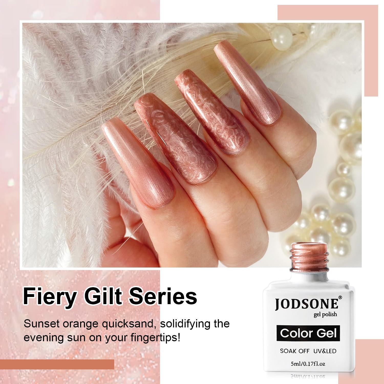 JODSONE 10 Color Gel Nail Polish Set with Base Coat and Top Coat Great DIY Salon Home Gift-BrightBean Baby