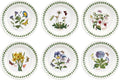 Portmeirion Home & Gifts BG05082 Botanic Garden Side Plates 16.5cm - Set of 6, White