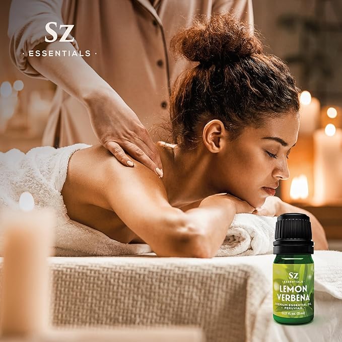 Lemon Verbena Essential Oil – 100% Pure & Natural, Grown in The High-Altitude Andes – Sweet, Citrusy, Uplifting Scent – Aromatherapy, Home Use – Therapeutic Grade & Vegan – 5 mL-BrightBean Baby