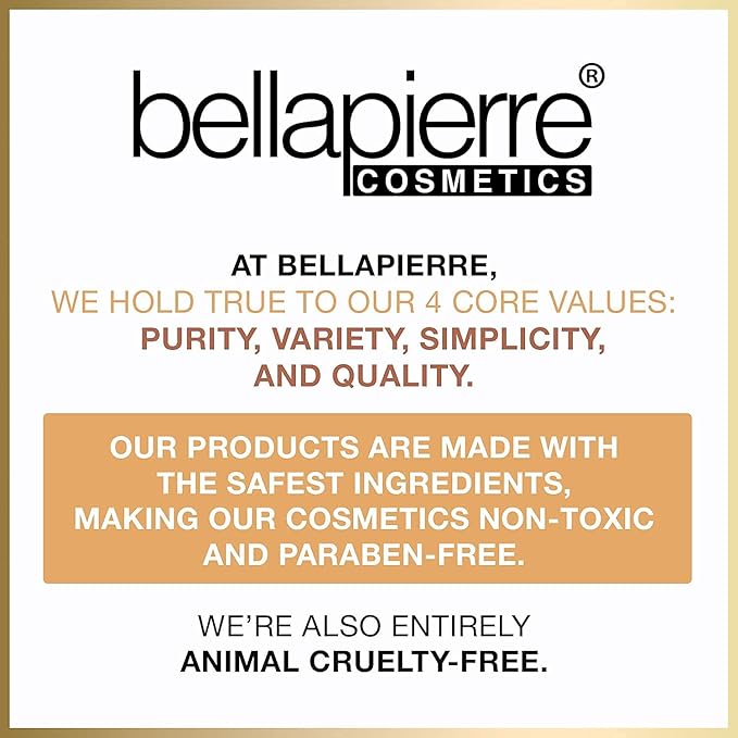 Bellapierre Satin Rose Face & Eye Book Palette | 25 Eyeshadow Shades with Blush, Bronzer, & Highlighter | Non-Toxic & Paraben Free | Vegan & Cruelty-Free-BrightBean Baby