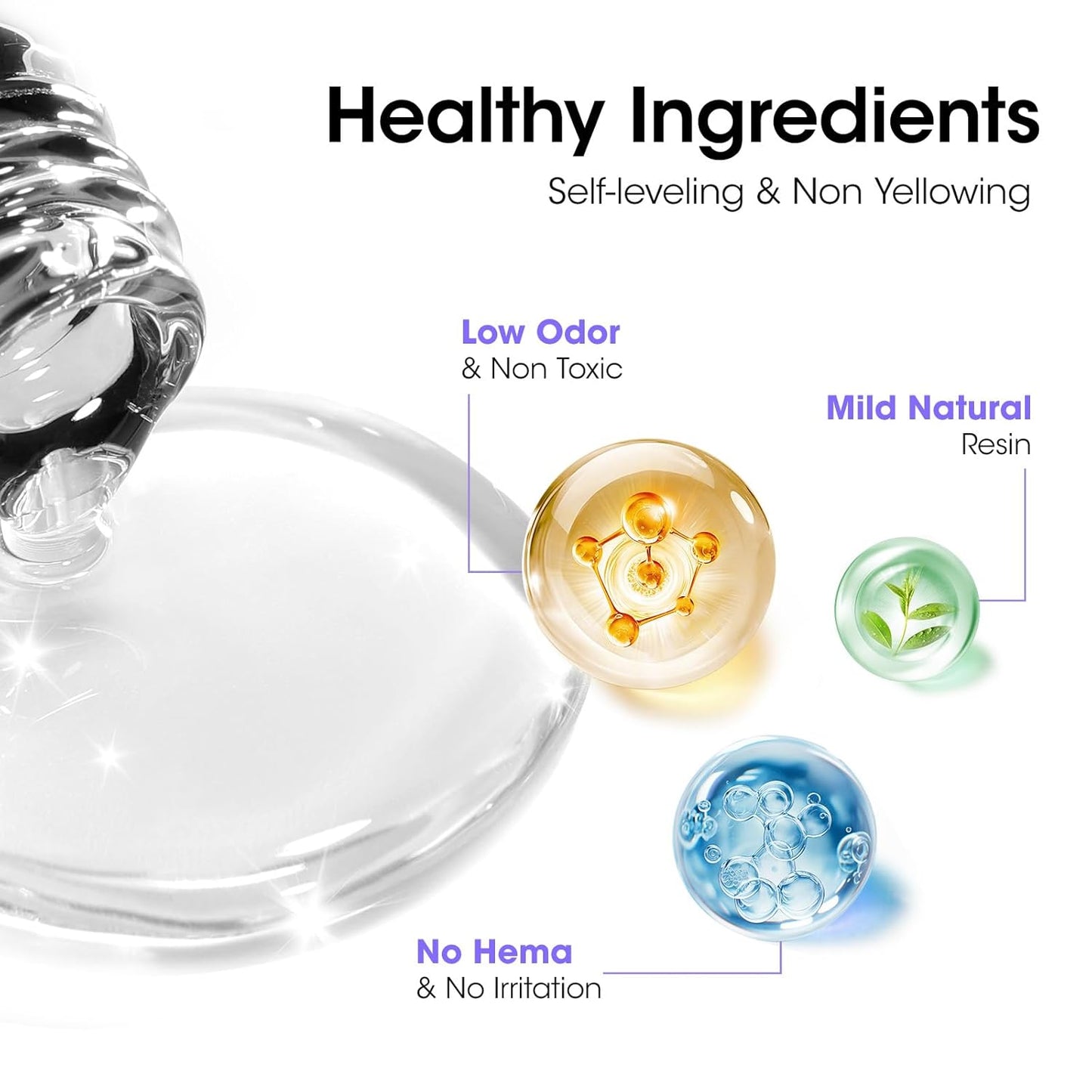 GELLEN 20ML Blooming Gel, Hema Free Blooming Gel Nail Polish, Soak off Clear UV LED Blossom Nail Gel for Spreading Effect, Marble Watercolor Floral Nail Art Design, DIY Manicure Gift for Women-BrightBean Baby