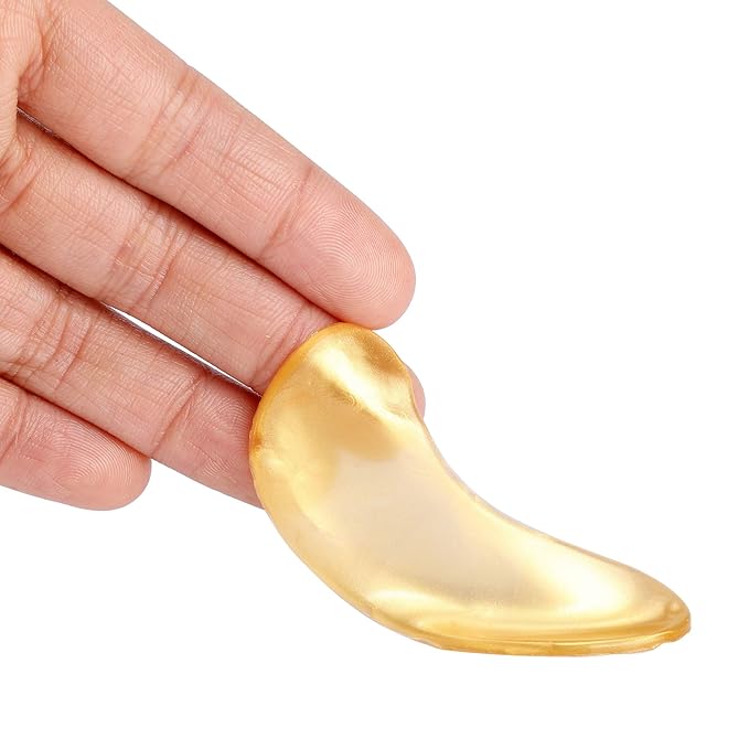 20 Pack Collagen Crystal Lip Masks, Gold Under Eye Masks Set Natural Moisturizing Gel Anti-Aging Anti Chapped Hydrating Reducing Puffiness Dark Circles and Wrinkles Lip Eye Pads for Women Men-BrightBean Baby