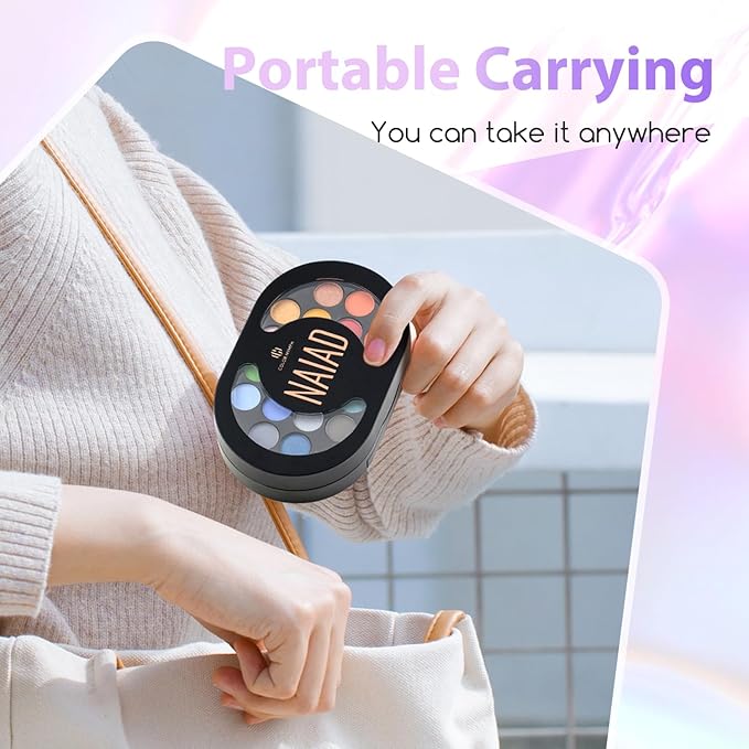 Color Nymph Travel Makeup Palette with Mulit-Colors Eyeshadows,Concealer, Body Glitter,Lip Glosses,Blush,Highlighter,Makeup Applicators And Mirror-BrightBean Baby