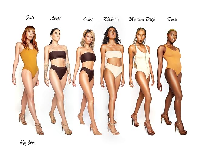 Melanie Mills Hollywood Gleam Body Radiance All In One Makeup, Moisturizer & Glow For Face & Body - Rose Gold, Mini 1 fl.oz.-BrightBean Baby