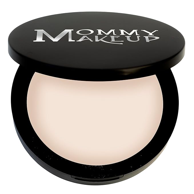 Mineral Dual Powder in Lullaby (Light) | 4-in-1 Pressed Mineral Foundation with SPF 15 for Flawless Glow & Soft Looking Skin | Oil Free, Talc Free, Gluten Free | 0.45 Oz | by Mommy Makeup-BrightBean Baby