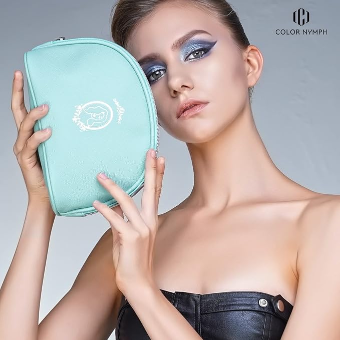 Color Nymph All In One Makeup Kit, Makeup Gift Set for Beginners Teenager Girls with Eyeshadow Palette Blush Lipstick Lip Pencil Eye Pencil Brush Mascara Portable Bag-BrightBean Baby