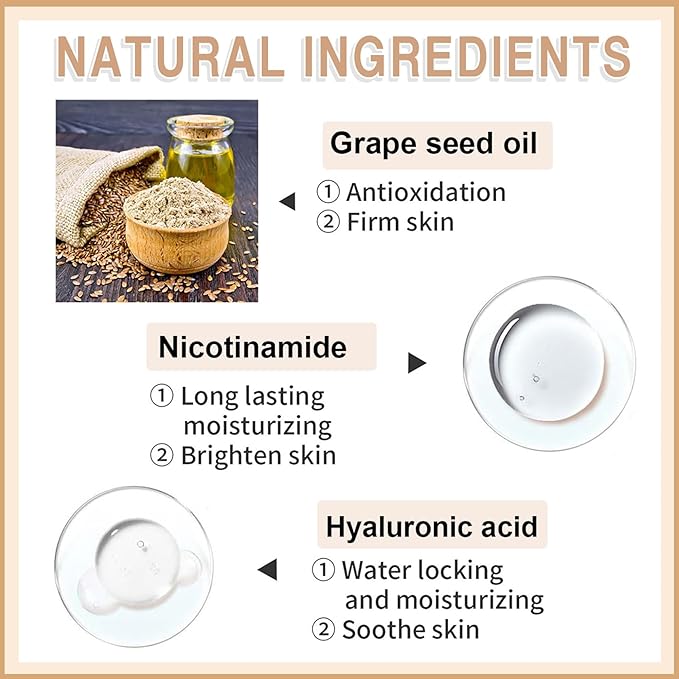 Skin Tone Adjusting CC Cream Spf 50, Colour Correcting Self Adjusting for Mature Skin, Moisturizing Skin, Primer, Concealer, Brightening Skin Tone（2Pcs Natural Color）-BrightBean Baby