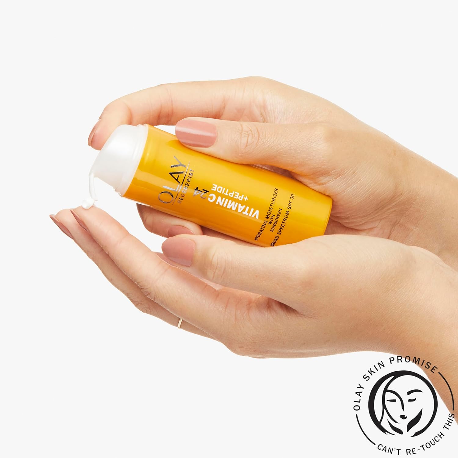 Olay Vitamin C Hydrating moisturizer with sunscreen, SPF 30, 1.7 Oz-BrightBean Baby