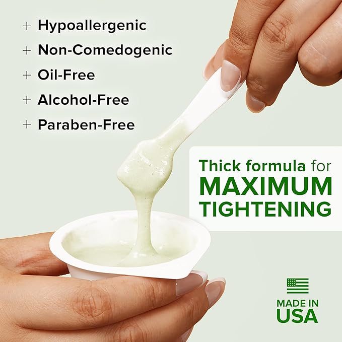 Ebanel Collagen Peptides Wash-Off Face Mask Set, 8 Pack Instant Skin Tightening and Lifting Masks, Brightening Face Mask with Niacinamide, Glutathione, Hyaluronic Acid, Vitamin C, Cica, B5, Albumen-BrightBean Baby