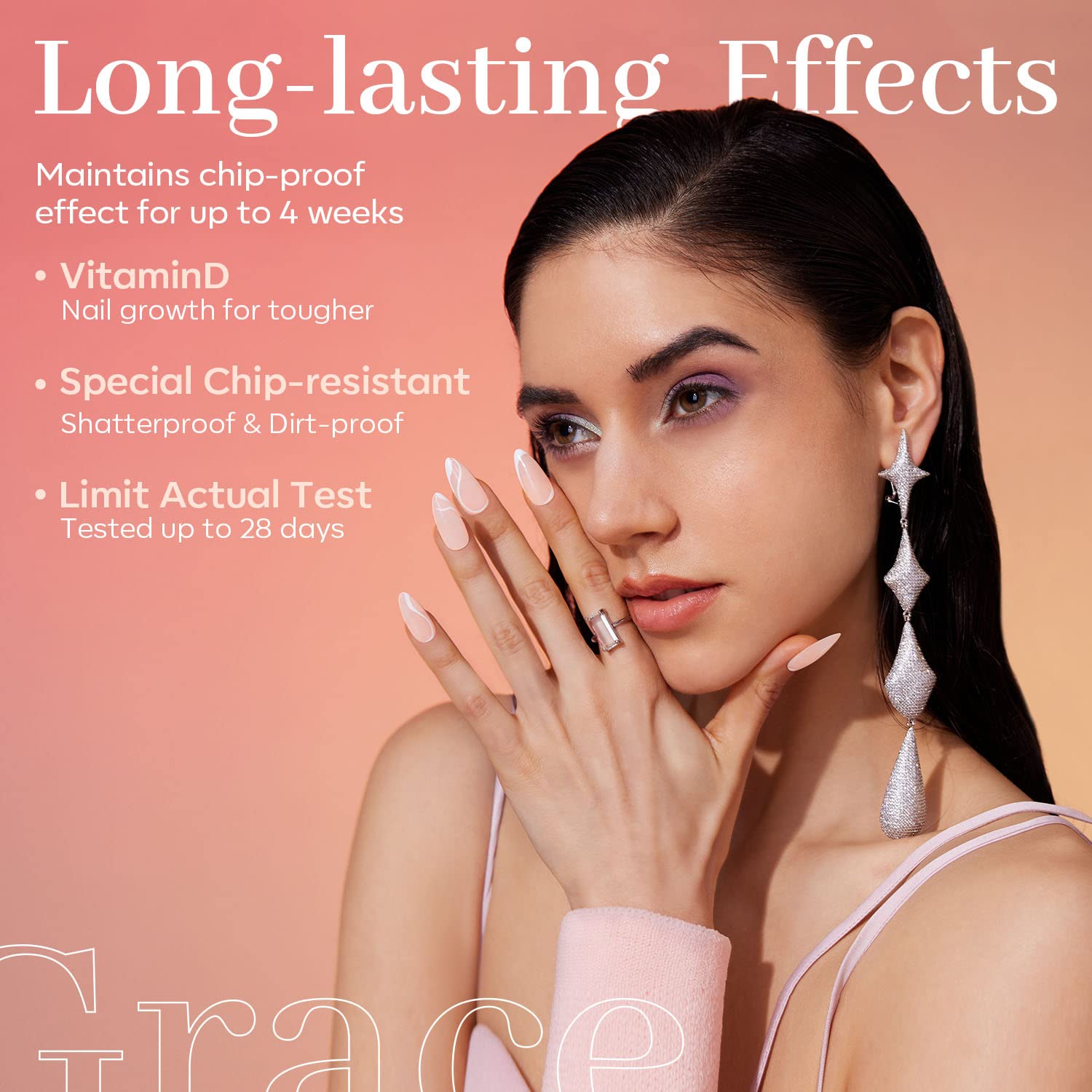 Modelones Dip Powder Nail Art Translucent Sheer Nude Color, 28 Long-Lasting Build Powder Salon DIY at Home No Lamp Cured-BrightBean Baby