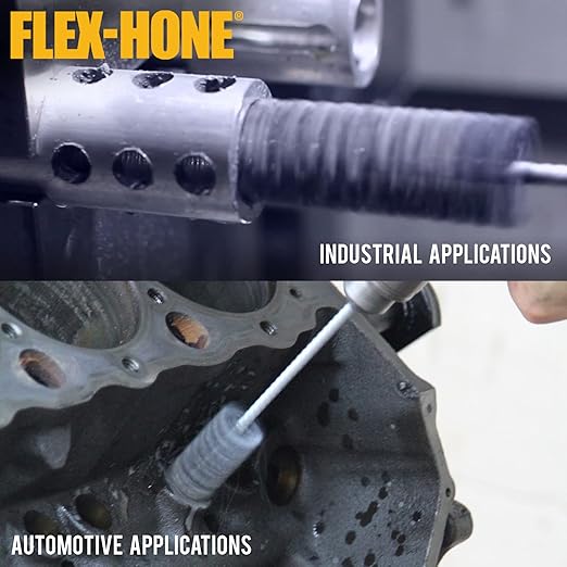 Brush Research BC34400 FLEX-HONE®, 3/4" (19mm) Diameter, 400 Grit, Silicon Carbide, for Mild Steel, Stainless Steel, Cast Iron and Softer Ferrous Materials