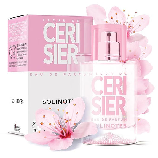 SOLINOTES Cherry Blossom Perfume for Women - Eau De Parfum | Delicate Floral and Soothing Scent - Made in France - Vegan - 1.7 fl.oz-BrightBean Baby
