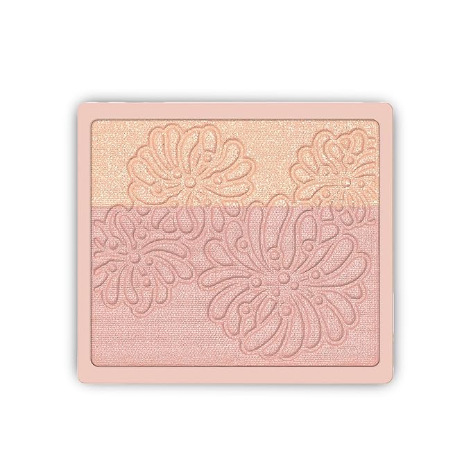 Paul & Joe Pressed Blush Palette Refill Only, Case Sold Separately, Oil-Absorbing Blush Powder, Bi-Color Face Blushes with Fitting Veil Powder, Light Beige and Light Pink, 01 Secret D'Or, 0.17 oz-BrightBean Baby