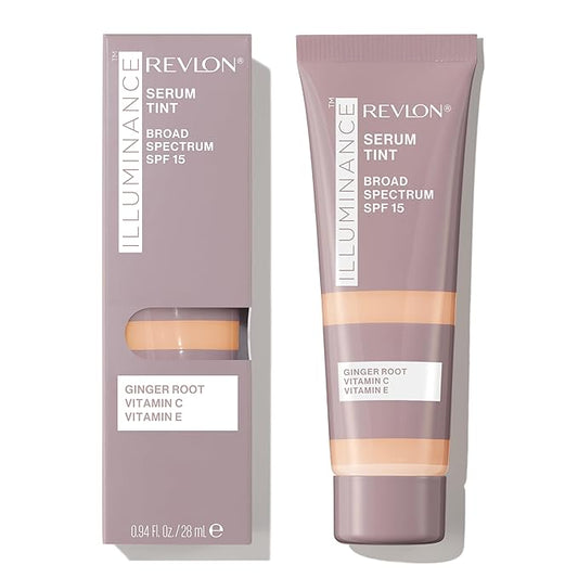 Revlon Illuminance Tinted Serum, Triple Hyaluronic Acid, Evens Out Skin Tone Over Time and Hydrates All Day, SPF 15, 213 Light Natural, 0.94 fl oz.-BrightBean Baby