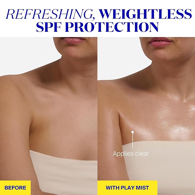 Supergoop! PLAY Antioxidant Body Mist w/Vitamin C - 3 fl oz - SPF 50 PA++++ Broad Spectrum Sunscreen - Body Spray - Great for Active Days-BrightBean Baby