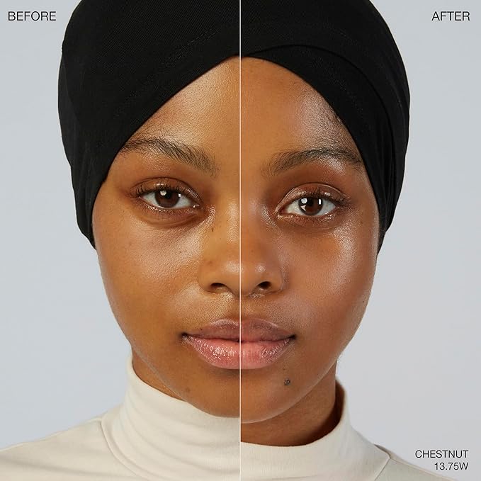 Ogee Sculpted Complexion Foundation Stick (Chestnut 13.75W - Deep Auburn, Rich-Golden Undertones) Full Coverage Foundation Makeup - Instantly Balance & Even Complexion - 70% Organic Ingredients-BrightBean Baby